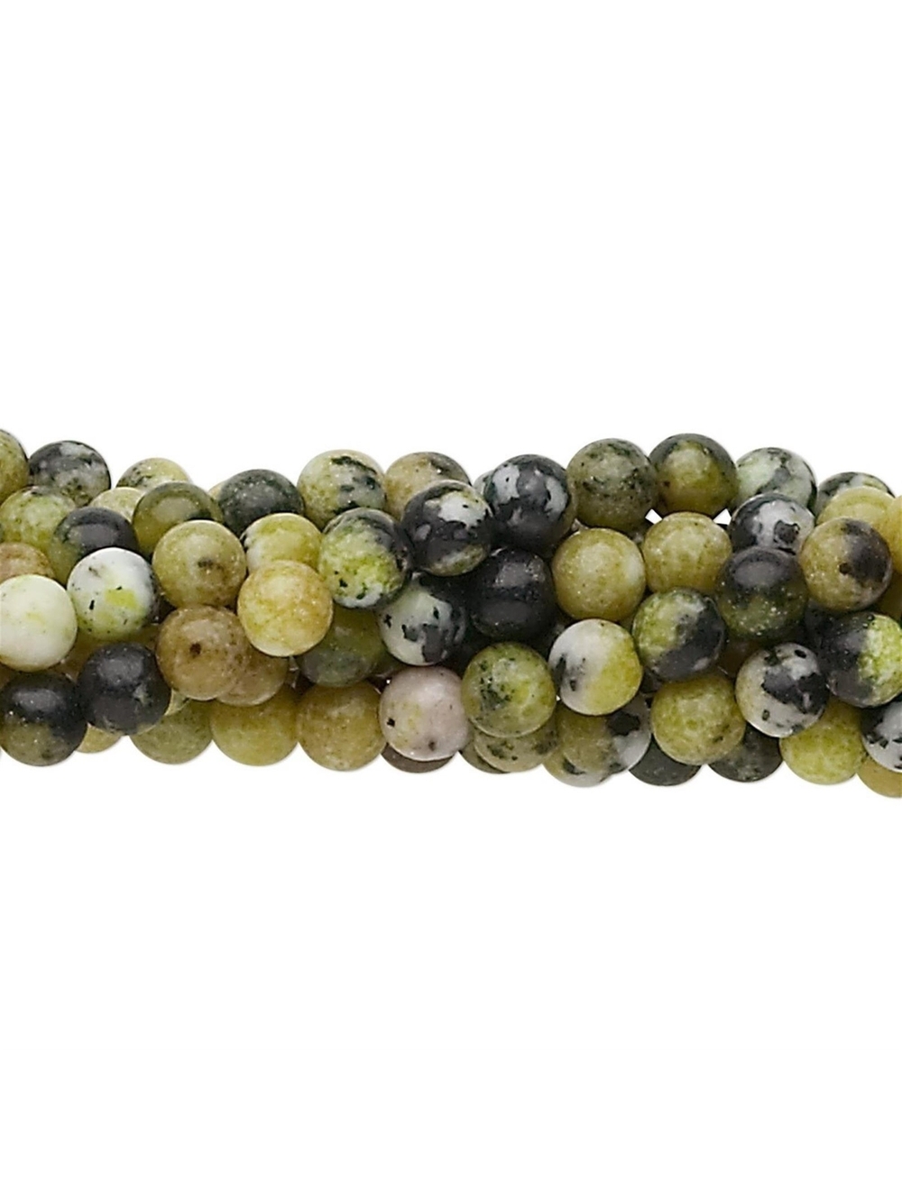 Natural Yellow Turquoise Gemstone Beads Round 4mm Bulk Lot 50 pcs
